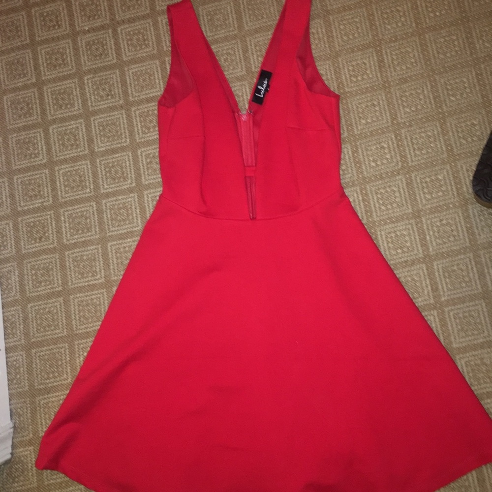 Red dress from lulus